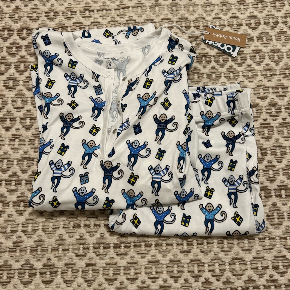 Roller Rabbit Limited Edition Hanukkah Pajama Pant Set